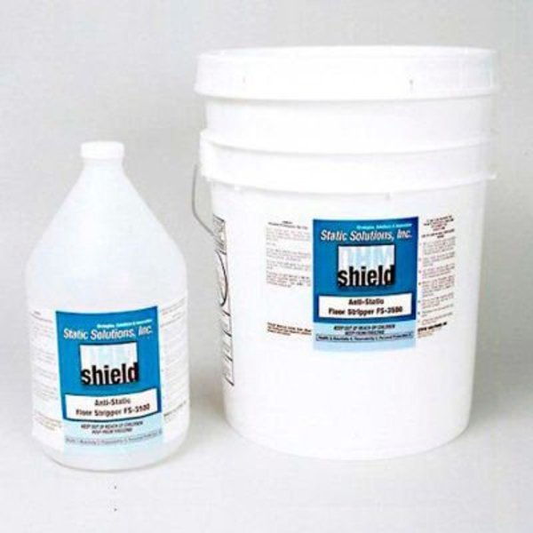 Static Solutions Inc Static Solutions Concentrated Floor Stripper, Gallon Bottle, 4 Bottles - FS-3500 FS-3500